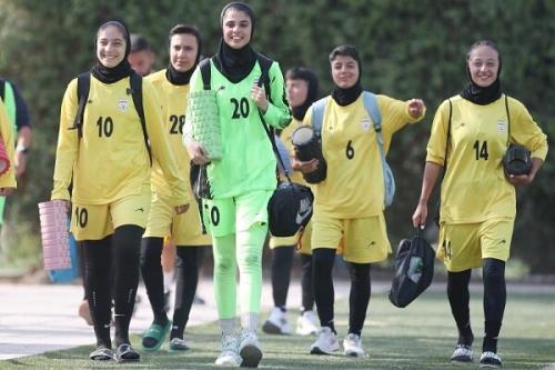 شروع ماموریت آسیایی دختران جوان فوتبال ایران در قهرمانی آسیا