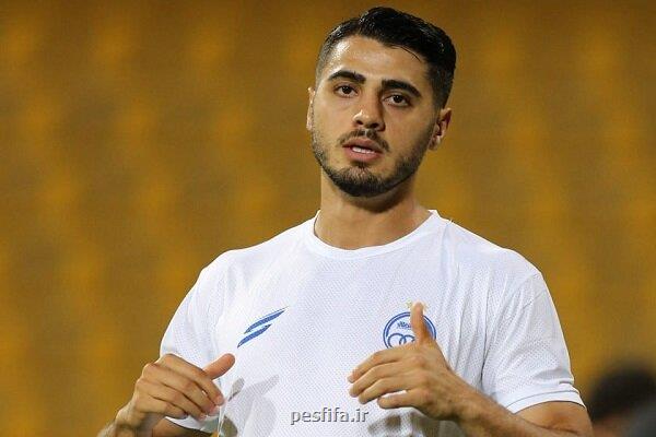 مصدومیت مهاجم استقلال حاد نیست