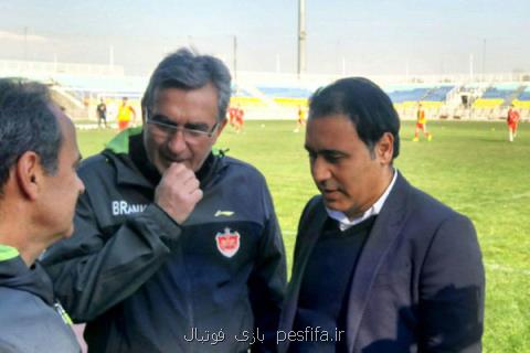 مهدی مهدوی كیا در تمرین پرسپولیس حاضر شد
