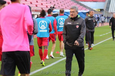 حضور سرمربی پرسپولیس و دستیارانش در تمرین بروژ و بایرن مونیخ حضور سرمربی پرسپولیس و دستیارانش در تمرین بروژ و بایرن مونیخ