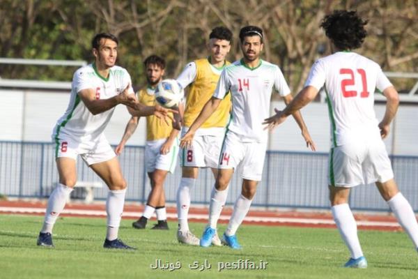 تمرین سبك تیم ملی امید با دو مصدوم تمرین سبك تیم ملی امید با دو مصدوم
